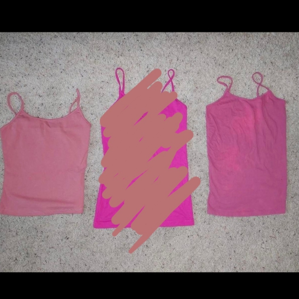 Pink cami tank top bundle